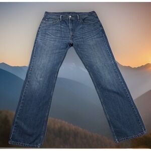 Levi's 559 Relaxed Straight Fit Blue Denim Jeans Mens Sz 36 x 34 90's Vintage